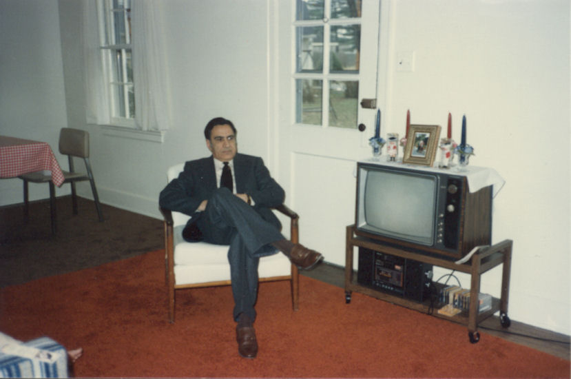 At Bucknell, Fall 1987.