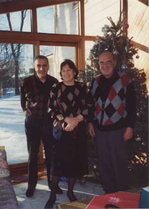 Ostaad and Lila at Prof. Merenda's, Christmas 2004.