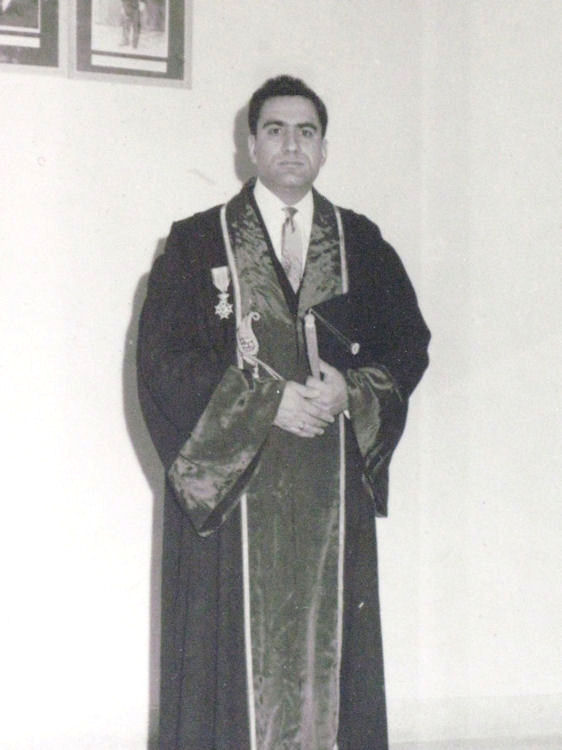 Becoming Full Professor at Pahlavi University (currently Shiraz University), 1966.