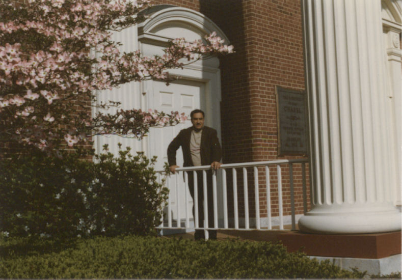 At Bucknell, Spring 1987.